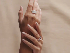 diamond stubborn band 6 rows 3D Print Model