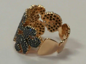diamond ancient america ring 3D Print Model