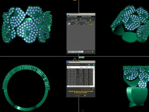 diamond ancient america ring 3D Print Model