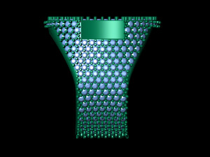 c letter diamond ring 3D Print Model