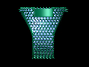 c letter diamond ring 3D Print Model