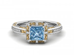 bridal engagement ring 005 3D Print Model