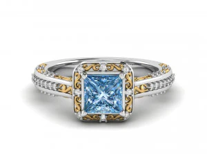 bridal engagement ring 005 3D Print Model