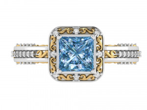 bridal engagement ring 005 3D Print Model