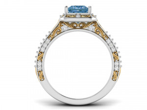 bridal engagement ring 005 3D Print Model