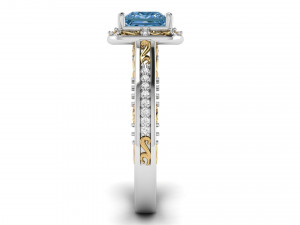 bridal engagement ring 005 3D Print Model
