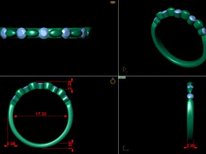 promise diamond ring band 3D Print Model