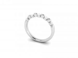 promise diamond ring band 3D Принт Модель
