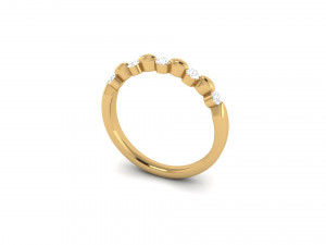 promise diamond ring band 3D Принт Модель