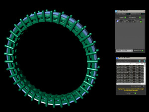 princess cut square diamond eternity band Modelo de Impressão 3D