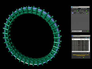 princess cut square diamond eternity band 3D Print Model
