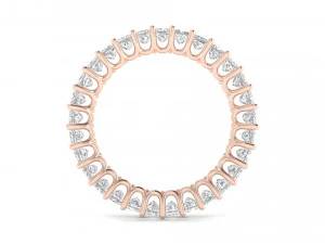 u prong square diamond eternity band 3D Print Model