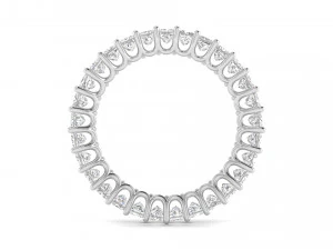 u prong square diamond eternity band 3D Print Model