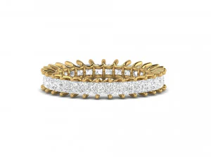 u prong square diamond eternity band 3D Print Model