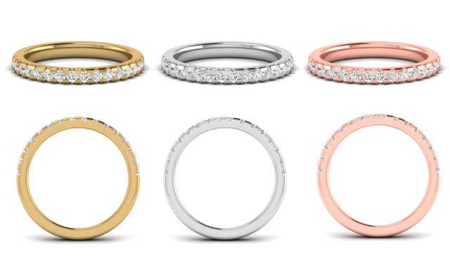 promise diamond eternity band Modelo de Impressão 3D .c4d .max .obj .3ds .fbx .stl .blend 