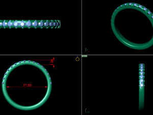promise diamond eternity band Modelo de Impressão 3D