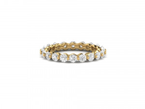 basket diamond band ring Modello di stampa 3D