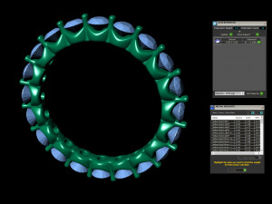 basket diamond band ring Modello di stampa 3D