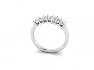 wedding diamond band ring 3D Baskı Modeli