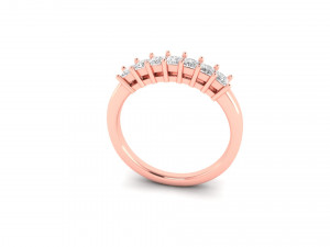 wedding diamond band ring 3D Baskı Modeli