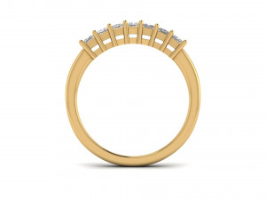 wedding diamond band ring 3D Baskı Modeli