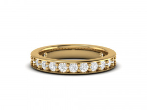 simple cute diamond band ring 3D प्रिंट मॉडल