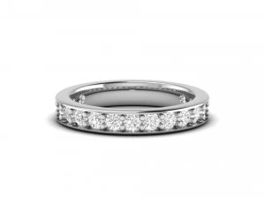 simple cute diamond band ring 3D Print Model