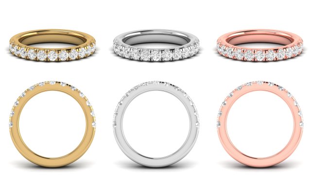 diamond ring 3D Print Model .c4d .max .obj .3ds .fbx .stl .blend 