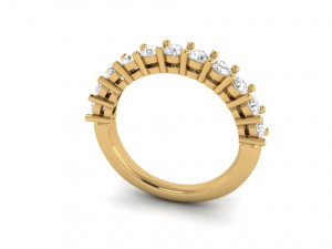 simple diamond ring 3D प्रिंट मॉडल