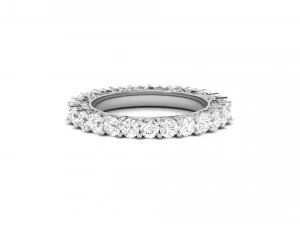 diamond filigree wedding ring 3D Print Model