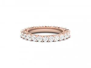 diamond filigree wedding ring 3D Print Model