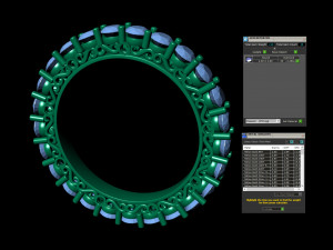 diamond filigree wedding ring 3D Print Model