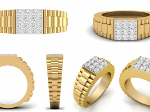 gents ring 011 3D Print Model