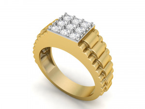 gents ring 011 3D 打印模型