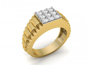 gents ring 011 3D 打印模型