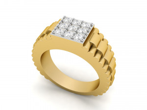 gents ring 011 3D 打印模型