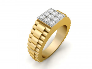 gents ring 011 3D 打印模型