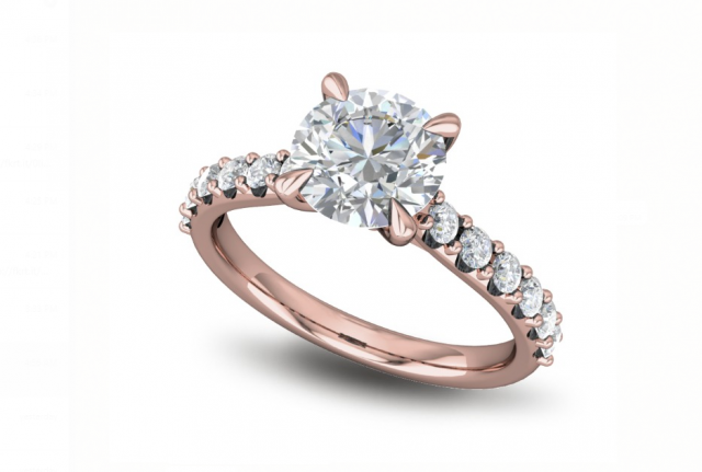 basic diamond ring 02 Modelo de Impressão 3D .c4d .max .obj .3ds .fbx .stl .blend 