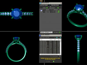 basic diamond ring 02 3D Print Model