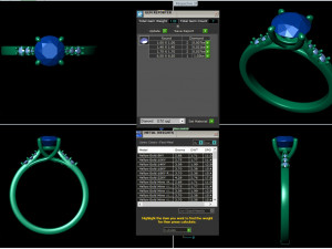 basic diamond ring 03 Model Cetak 3D