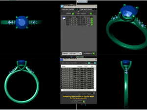 basic diamond ring 03 3D Print Model
