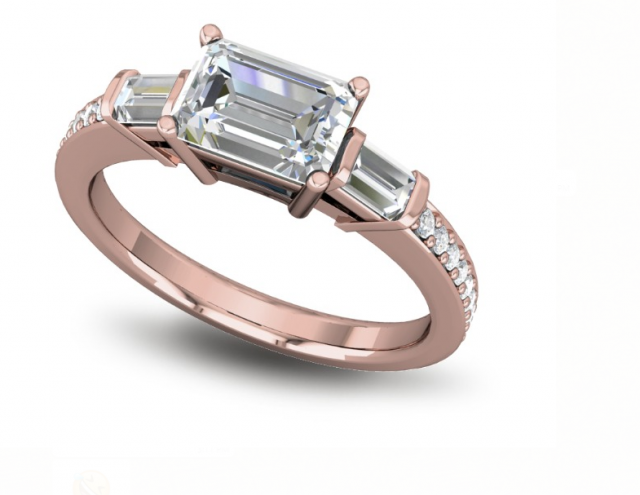 basic diamond ring 08 Modelo de impresión 3D .c4d .max .obj .3ds .fbx .stl .blend 