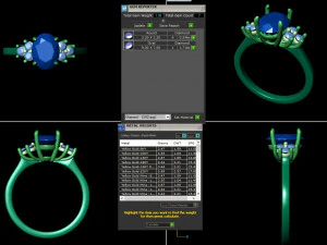 basic diamond ring 09 3D Print Model