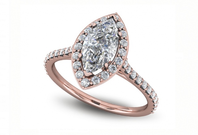 basic diamond ring 10 Modelo de Impressão 3D .c4d .max .obj .3ds .fbx .stl .blend 