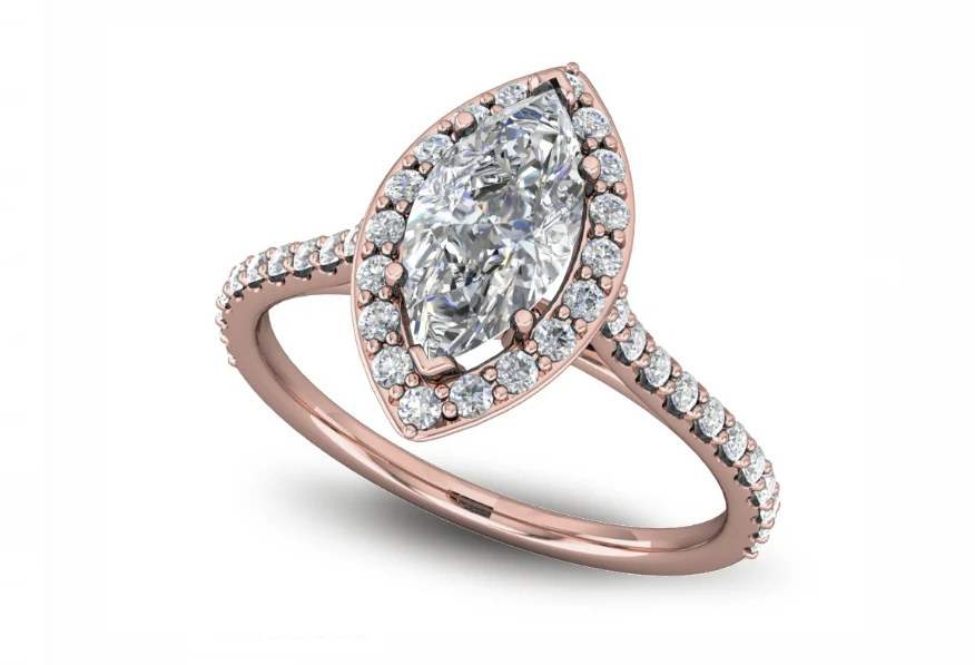 basic diamond ring 10 3D Print Model .c4d .max .obj .3ds .fbx .stl .blend