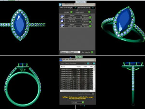 basic diamond ring 10 3D Print Model