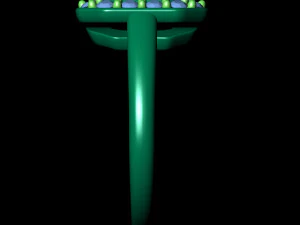 basic diamond ring 04 3D Print Model