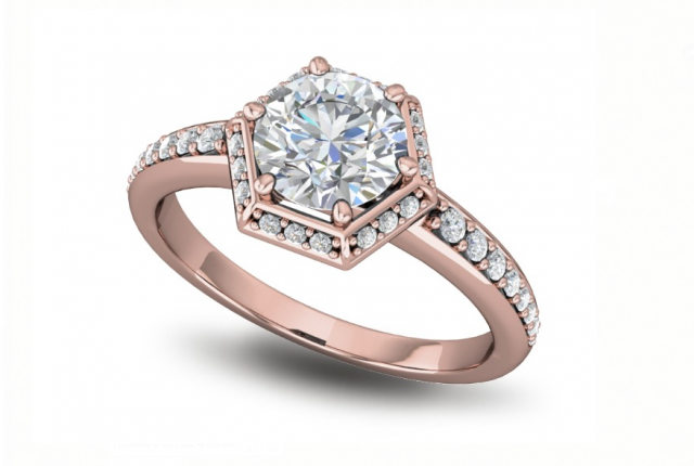 basic diamond ring 05 3D Принт Модель .c4d .max .obj .3ds .fbx .stl .blend