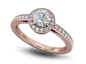 basis diamanten ring 06 3D printmodel