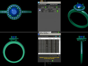 basic diamond ring 06 3D Принт Модель